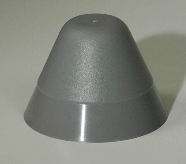 PVC End Cone Black or Grey 145mm Dia x 100mm IBS Boat Supplies